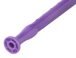 Flauta hohner 9508 color lavanda funda verde y transparente