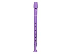 Flauta hohner 9508 color lavanda funda verde y transparente