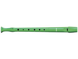 Flauta hohner 9508 color verde funda verde y transparente