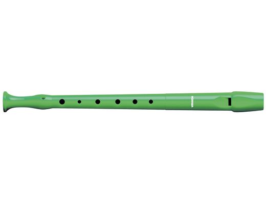 Flauta hohner 9508 color verde funda verde y transparente