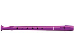 Flauta hohner 9508 color violeta funda verde y transparente