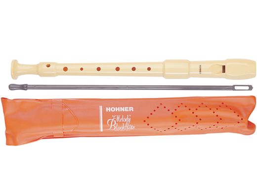Flauta Hohner Plastico 9516 -Desmotable -Funda Naranja