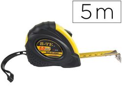 Flexometro Q-Connect de 5 Mt con Freno Material Antichoque 19 mm de Ancho