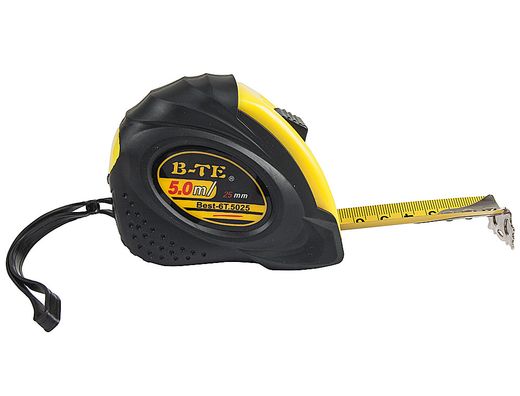 Flexometro Q-Connect de 5 Mt con Freno Material Antichoque 19 mm de Ancho