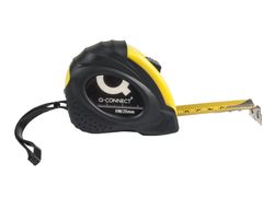 Flexometro q-connect de 8 mt con freno material antichoque 25 mm de ancho