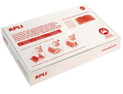 Forralibro apli pvc con solapa ajustable adhesivo 285x295 mm
