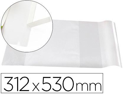 Forralibro Liderpapel Nº31 con Solapa Ajustable Adhesivo 312 X 530 Mm