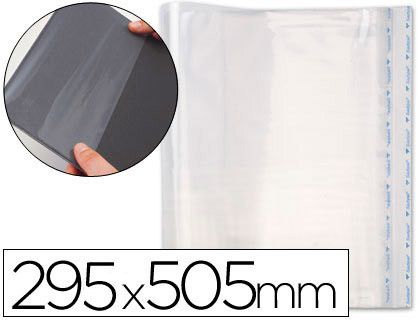 Forralibro Pp Ajustable Adhesivo 295X505 Mm