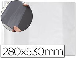 Forralibro Pvc Con Solapa Ajustable Adhesivo 280X530 Mm