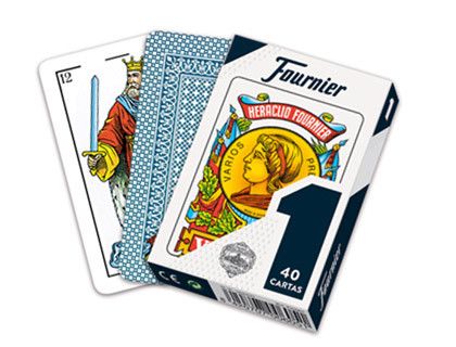 FOURNIER Baraja española de 50 cartas en estuche de cartulina F20991