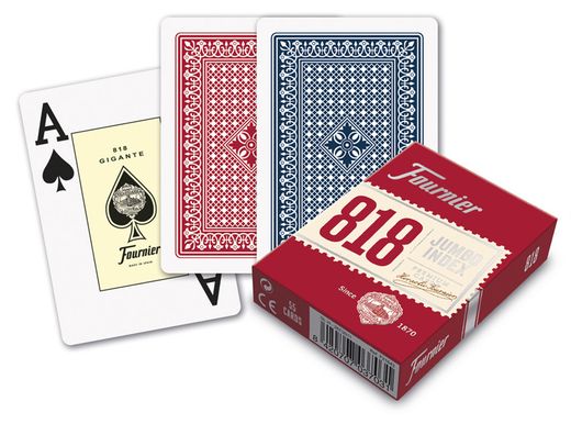 FOURNIER Baraja poker de 55 cartas en estuche de cartulina F21643
