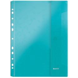 Funda con solapa WOW . PP. Multitaladro. Copysafe. DIN A4. 11 taladros, colores surtidos