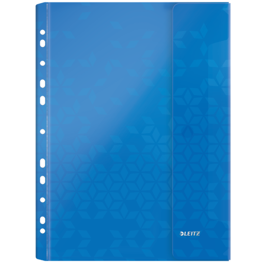 Funda con solapa WOW . PP. Multitaladro. Copysafe. DIN A4. 11 taladros, colores surtidos