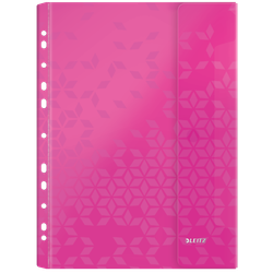Funda con solapa WOW . PP. Multitaladro. Copysafe. DIN A4. 11 taladros, colores surtidos