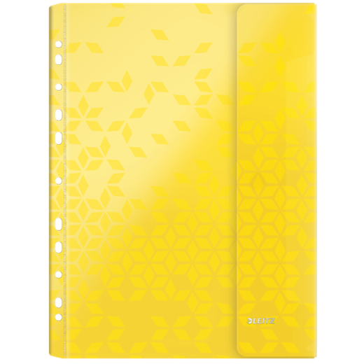 Funda con solapa WOW . PP. Multitaladro. Copysafe. DIN A4. 11 taladros, colores surtidos