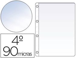 Funda Cuatro Taladros Saro Cuarto 90 Mc Cristal Caja de 100 Unidades