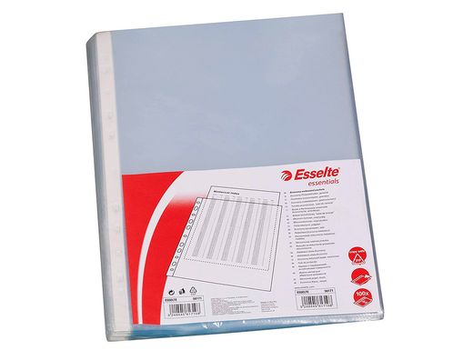 Funda Esselte luxe folio 16 taladros (100 unidades)