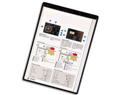 Funda magnética Tarifold bolsa de 5 A4 negro
