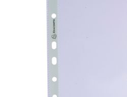 Funda multitaladro exacompta reciclada polipropileno 60 mc din a4 piel de naranja caja de 100 unidades