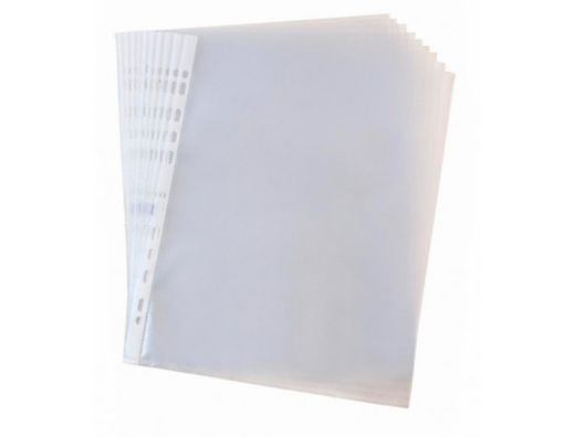 Funda Multitaladro Q-Connect Folio 80 Mc Cristal Caja de 100 Unidades