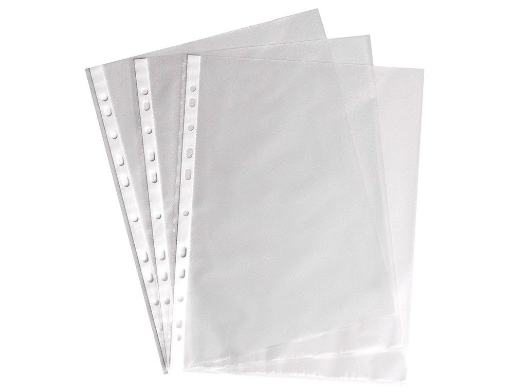 Funda multitaladro q-connect folio 80 mc cristal caja de 1400 unidades