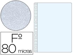 Funda Multitaladro Q-Connect Folio 80 Mc Piel de Naranja Caja de 100 Unidades