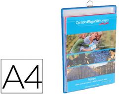 Funda para Colgar Tarifold Din A4 Anilla Metalica Formato Vertical Pack de 5 5 Unidades Color Azul