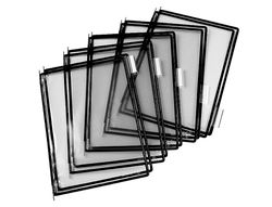 Funda para Portacatalogo Tarifold Din A4 Color Negro Pack de 10 Unidades