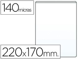 Funda Portacarnet Q-Connect Cuarto 140 Micras Pvc Transparente 220X170Mm