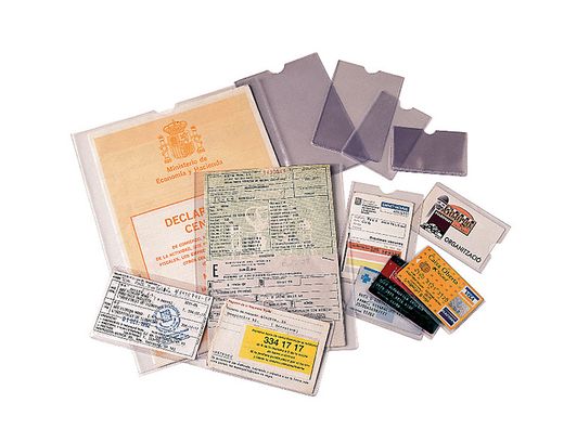 Funda Portadocumento Esselte Plastico Transparente 140 Micras Tamaño 83X122 Mm