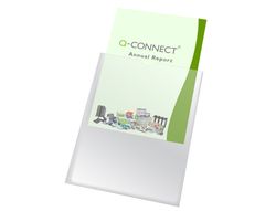 Funda Portadocumento Q-Connect Din A5 150 Micras Pvc Transparente con Uñero 148X210 Mm