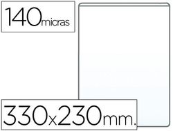 Funda Portadocumento Q-Connect Folio 140 Micras Pvc Transparente 230X330Mm