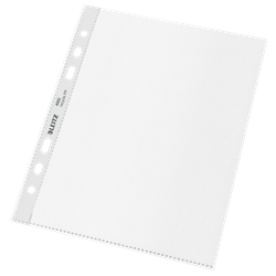 Funda portadocumentos (Bolsa 25). PP "Piel de naranja" con refuerzo. 100 micras. Leitz Recycle. DIN A5. 6 taladros