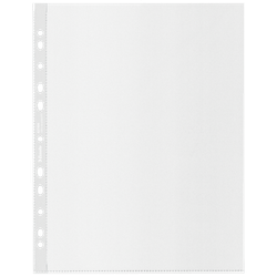 Funda portadocumentos (Caja 100). PP "Piel de naranja" con refuerzo. 70 micras. Esselte Reciclada. DIN A4 MAXI. 11 taladros