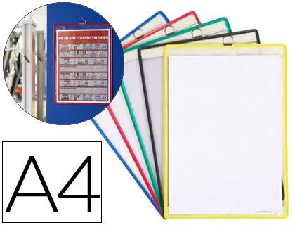 Fundas colgantes Tarifold paquete 5 PVC con anilla