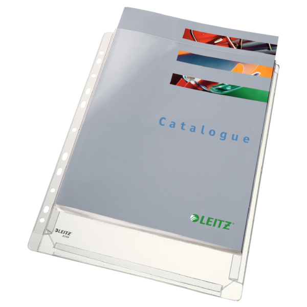 Fundas Leitz A4 PVC con fuelle estándar (5 unidades)
