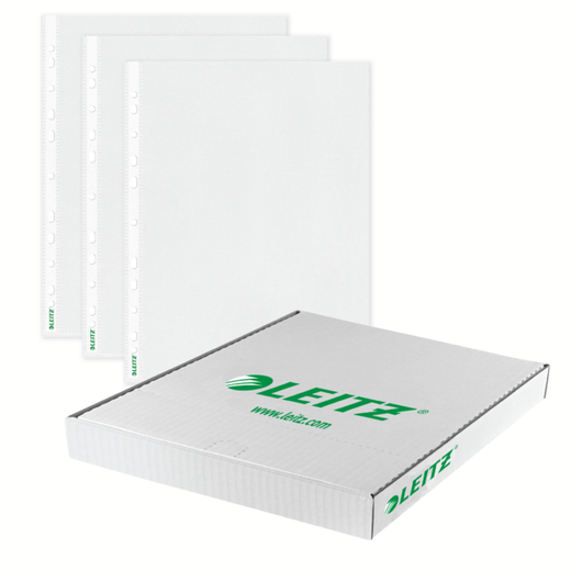 Fundas Leitz A4 PVC con fuelle estándar (5 unidades)