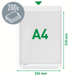Fundas Leitz A4 PVC con fuelle estándar (5 unidades)