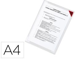 Fundas para información adhesivas removibles (5 unidades)