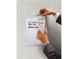 Fundas para información adhesivas removibles (5 unidades)