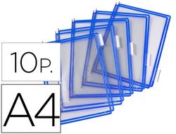 Fundas Tarifold con pivotes azul pack (10 unidades)