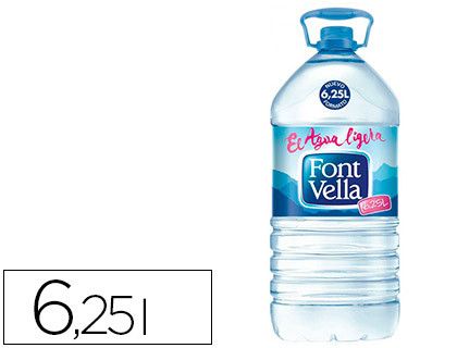 Garrafa de agua Font Vella de 6.25 litros