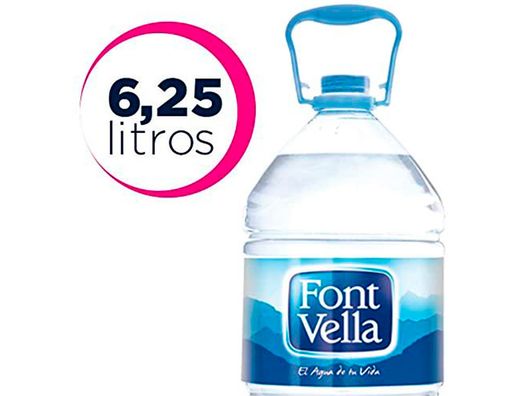Garrafa de agua Font Vella de 6.25 litros