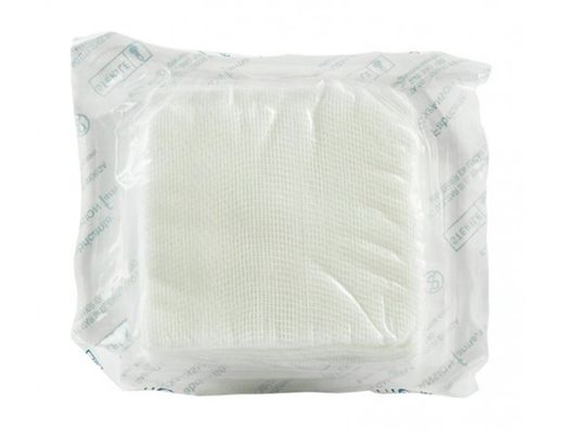 Gasa esteril algodon hidrofilo caja de 100 unidades