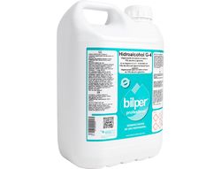 Gel hidroalcoholico higienizante de manos con alcohol y glicerina. ph neutro, garrafa de 5 litros