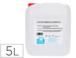Gel hidroalcoholico para manos limpia y desinfecta sin aclarado garrafa 5 litros