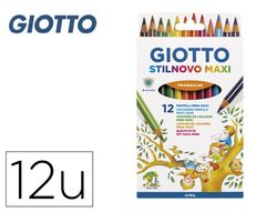 Giotto estuche 12 lápices de color triangulares