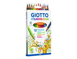 Giotto estuche 12 lápices de color triangulares