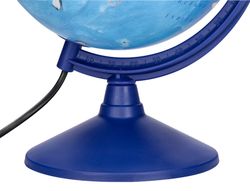 Globo terraqueo liderpapel con luz fisico y politico con animales diametro 20 cm