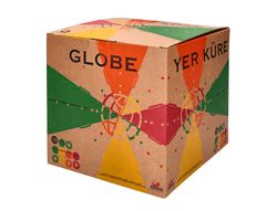 Globo terraqueo liderpapel con luz fisico y politico diametro 20 cm color rosa